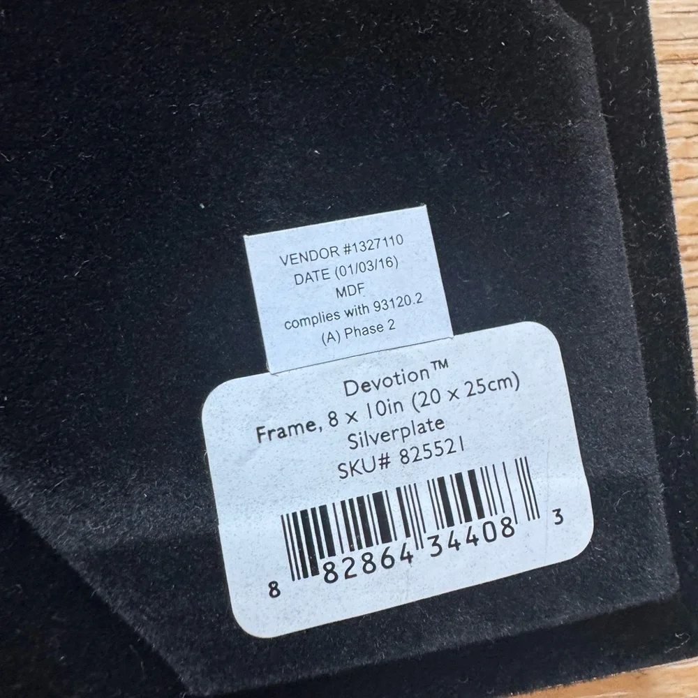 Lenox Devotion Silver Picture Frame 8x10” price firm!